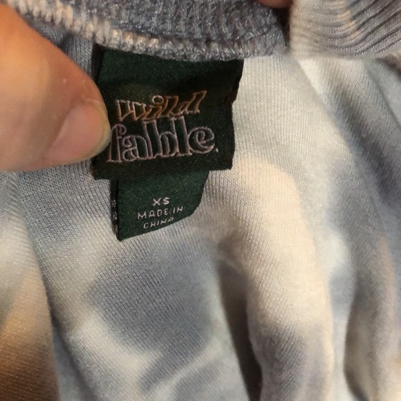 Wild Fable Super Soft Tye Dye Cropped Long Sleeve T-Shirt, Mock Neck, Oversize - Picture 10 of 10